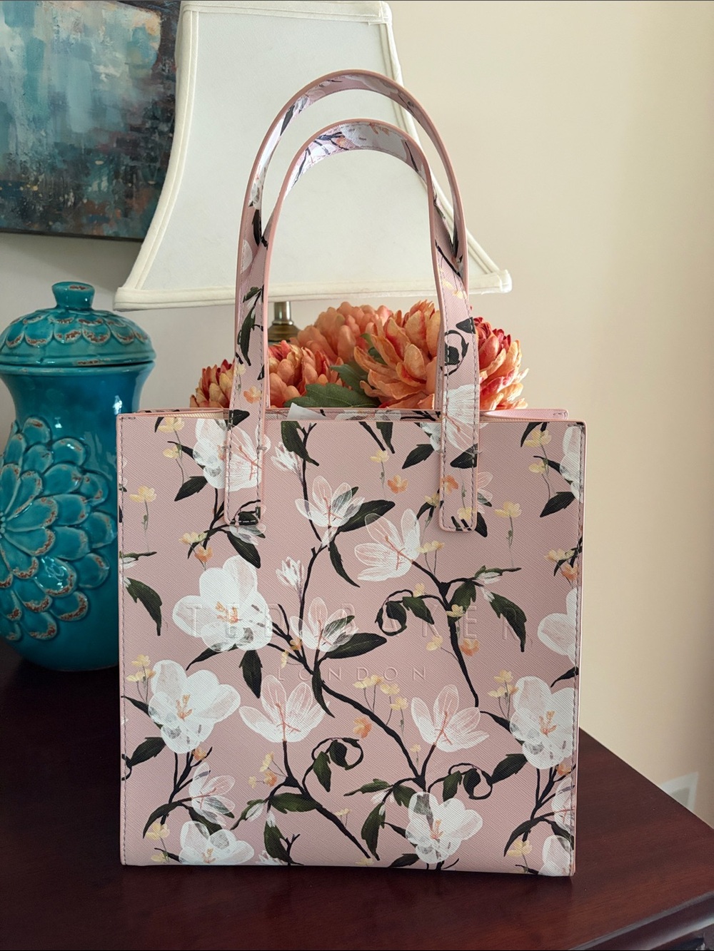 NWT Ted Baker London The Icon Floral Print Tote Bag